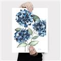 Picture of Blue Hydrangeas II _GroupedProduct_Rectangle_Portrait_Canvas_