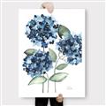 Picture of Blue Hydrangeas II _GroupedProduct_Rectangle_Portrait_Canvas_