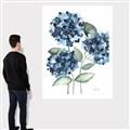 Picture of Blue Hydrangeas II _GroupedProduct_Rectangle_Portrait_Canvas_