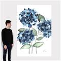 Picture of Blue Hydrangeas II _GroupedProduct_Rectangle_Portrait_Canvas_