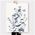 Picture of Blue Flower Sketch I _GroupedProduct_Rectangle_Portrait_Canvas_