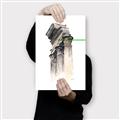 Picture of Columns Sketch _GroupedProduct_Rectangle_Portrait_Canvas_