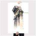 Picture of Columns Sketch _GroupedProduct_Rectangle_Portrait_Canvas_