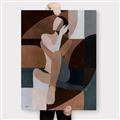 Picture of Colour Block Lady  _GroupedProduct_Rectangle_Portrait_Canvas_