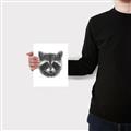 Picture of Raccoon Sketch _GroupedProduct_Rectangle_Portrait_Canvas_