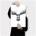 Picture of Moose Sketch _GroupedProduct_Rectangle_Portrait_Canvas_