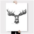 Picture of Moose Sketch _GroupedProduct_Rectangle_Portrait_Canvas_
