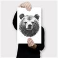 Picture of Bear Sketch _GroupedProduct_Rectangle_Portrait_Canvas_