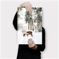 Picture of Moose in the snow _GroupedProduct_Rectangle_Portrait_Photography _GroupedProduct_Rectangle_Portrait_Canvas_