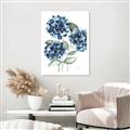 Picture of Blue Hydrangeas II _GroupedProduct_Rectangle_Portrait_Canvas_