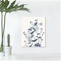 Picture of Blue Flower Sketch I _GroupedProduct_Rectangle_Portrait_Canvas_