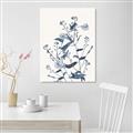 Picture of Blue Flower Sketch I _GroupedProduct_Rectangle_Portrait_Canvas_
