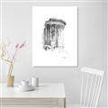 Picture of Greek Column Sketch _GroupedProduct_Rectangle_Portrait_Canvas_