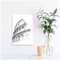 Picture of Colosseum Sketch _GroupedProduct_Rectangle_Portrait_Canvas_