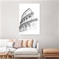 Picture of Colosseum Sketch _GroupedProduct_Rectangle_Portrait_Canvas_
