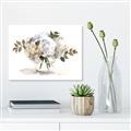 Picture of White Hydrangea in a Vase _GroupedProduct_Rectangle_Landscape_Canvas_