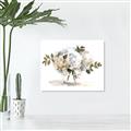 Picture of White Hydrangea in a Vase _GroupedProduct_Rectangle_Landscape_Canvas_