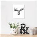 Picture of Moose Sketch _GroupedProduct_Rectangle_Portrait_Canvas_