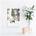 Picture of Moose in the snow _GroupedProduct_Rectangle_Portrait_Photography _GroupedProduct_Rectangle_Portrait_Canvas_