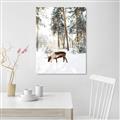 Picture of Moose in the snow _GroupedProduct_Rectangle_Portrait_Photography _GroupedProduct_Rectangle_Portrait_Canvas_