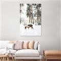Picture of Moose in the snow _GroupedProduct_Rectangle_Portrait_Photography _GroupedProduct_Rectangle_Portrait_Canvas_
