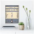 Picture of Edgar Allen Poe _GroupedProduct_Rectangle_Portrait_Canvas_Framed_