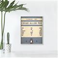 Picture of Edgar Allen Poe _GroupedProduct_Rectangle_Portrait_Canvas_Framed_