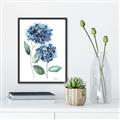 Picture of Blue Hydrangeas I _GroupedProduct_Rectangle_Portrait_Canvas_Framed_