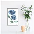 Picture of Blue Hydrangeas I _GroupedProduct_Rectangle_Portrait_Canvas_Framed_