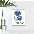 Picture of Blue Hydrangeas I _GroupedProduct_Rectangle_Portrait_Canvas_Framed_