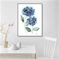 Picture of Blue Hydrangeas I _GroupedProduct_Rectangle_Portrait_Canvas_Framed_