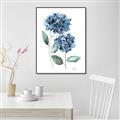 Picture of Blue Hydrangeas I _GroupedProduct_Rectangle_Portrait_Canvas_Framed_