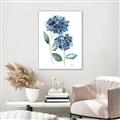 Picture of Blue Hydrangeas I _GroupedProduct_Rectangle_Portrait_Canvas_Framed_
