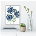 Picture of Blue Hydrangeas II _GroupedProduct_Rectangle_Portrait_Canvas_Framed_