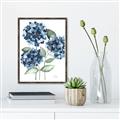 Picture of Blue Hydrangeas II _GroupedProduct_Rectangle_Portrait_Canvas_Framed_