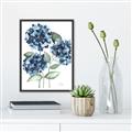 Picture of Blue Hydrangeas II _GroupedProduct_Rectangle_Portrait_Canvas_Framed_