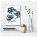 Picture of Blue Hydrangeas II _GroupedProduct_Rectangle_Portrait_Canvas_Framed_