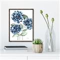 Picture of Blue Hydrangeas II _GroupedProduct_Rectangle_Portrait_Canvas_Framed_