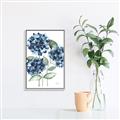Picture of Blue Hydrangeas II _GroupedProduct_Rectangle_Portrait_Canvas_Framed_