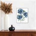 Picture of Blue Hydrangeas II _GroupedProduct_Rectangle_Portrait_Canvas_Framed_