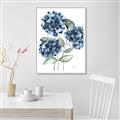 Picture of Blue Hydrangeas II _GroupedProduct_Rectangle_Portrait_Canvas_Framed_