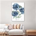 Picture of Blue Hydrangeas II _GroupedProduct_Rectangle_Portrait_Canvas_Framed_