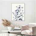 Picture of Blue Flower Sketch I _GroupedProduct_Rectangle_Portrait_Canvas_Framed_