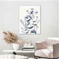 Picture of Blue Flower Sketch I _GroupedProduct_Rectangle_Portrait_Canvas_Framed_