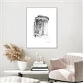 Picture of Greek Column Sketch _GroupedProduct_Rectangle_Portrait_Canvas_Framed_
