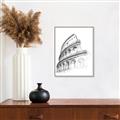 Picture of Colosseum Sketch _GroupedProduct_Rectangle_Portrait_Canvas_Framed_