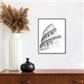 Picture of Colosseum Sketch _GroupedProduct_Rectangle_Portrait_Canvas_Framed_