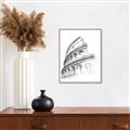 Picture of Colosseum Sketch _GroupedProduct_Rectangle_Portrait_Canvas_Framed_