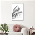 Picture of Colosseum Sketch _GroupedProduct_Rectangle_Portrait_Canvas_Framed_