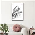 Picture of Colosseum Sketch _GroupedProduct_Rectangle_Portrait_Canvas_Framed_